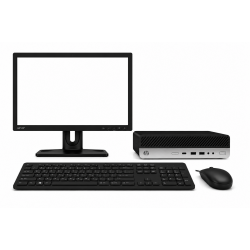 Combo Deal HP 400 G5 SFF+ HP 22'' Refurbished Grade A ( Windows 11 Pro x64,Intel Core i5-8500,8 GB,240 GB SSD